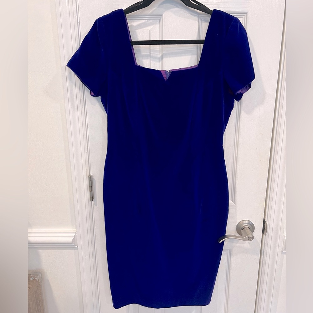 Vintage Velvety Mini dress, size 8, by Late Edition Ltd.